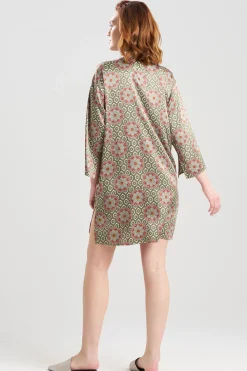 Natori Sleepshirts-Fez Satin Sleepshirt