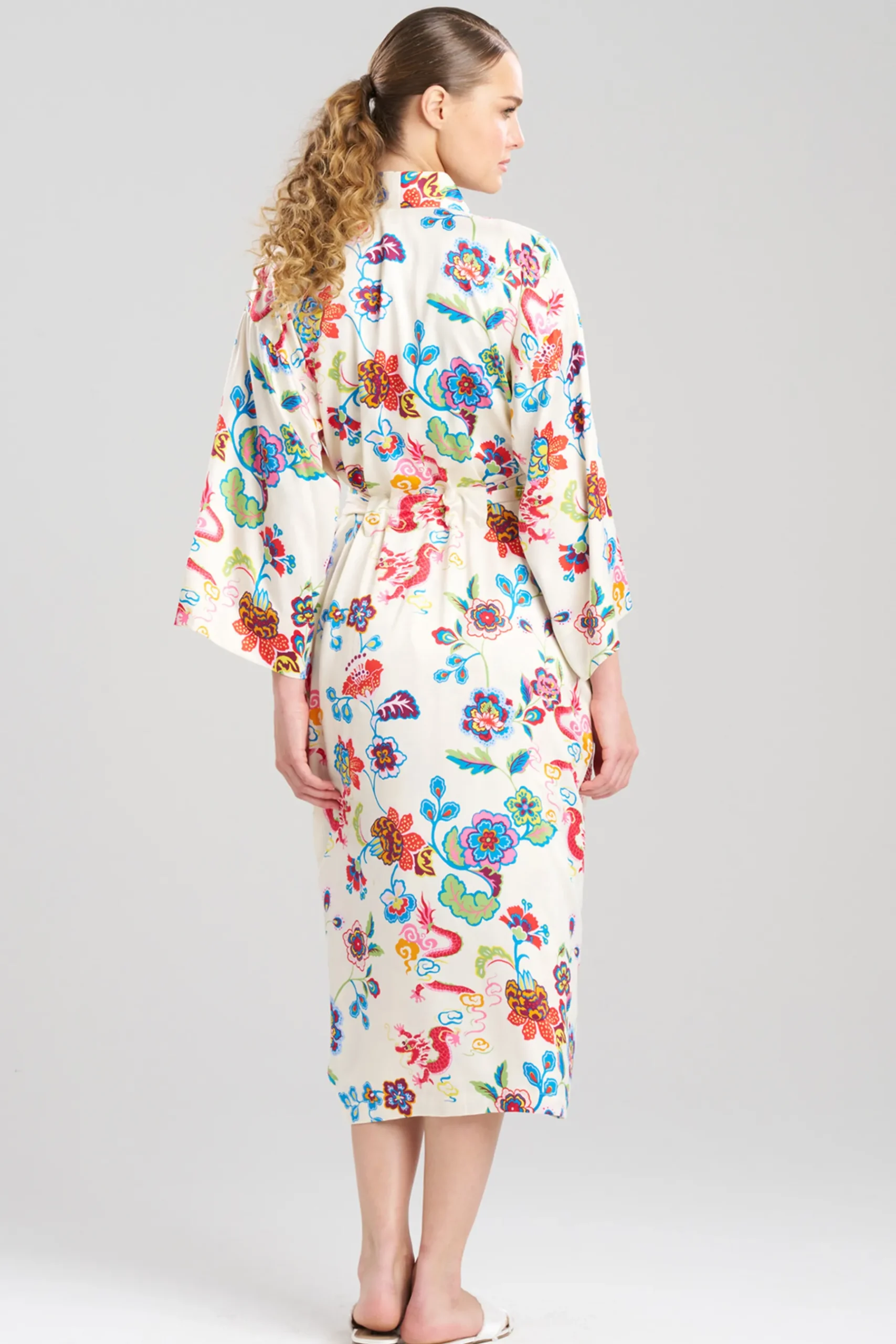 Natori Plus Sizes|Robes & Kimonos-Fleur Dragon Robe