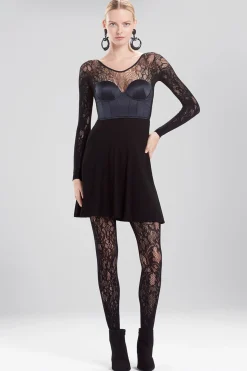 Natori Bodysuits & Bodywear-Floral Romance Long Sleeve Catsuit