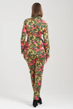Natori Jackets & Outerwear-Floral Tailored Blazer