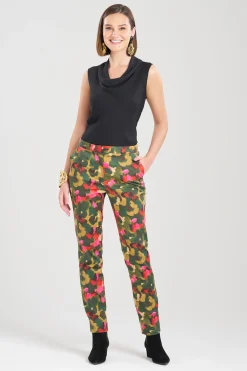Natori Pants, Skirts & Shorts-Floral Tapered Pants
