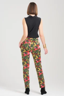Natori Pants, Skirts & Shorts-Floral Tapered Pants