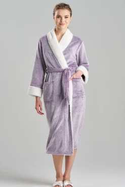 Natori Robes & Kimonos-Frosted Cashmere Fleece Robe