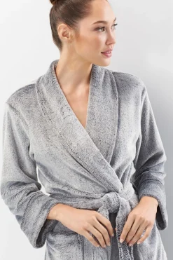 Natori Robes & Kimonos-Frosted Cashmere Fleece Robe