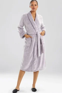 Natori Robes & Kimonos-Frosted Cashmere Fleece Robe
