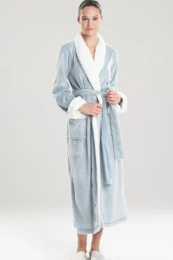 Natori Robes & Kimonos-Frosted Sherpa Robe