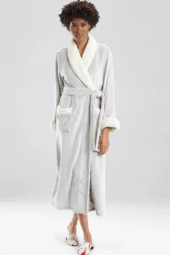 Natori Robes & Kimonos-Frosted Sherpa Robe