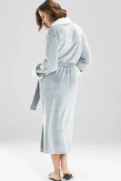 Natori Robes & Kimonos-Frosted Sherpa Robe