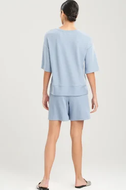 Natori Lounge Tops-Fuji Short Sleeve Top