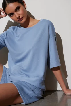 Natori Lounge Tops-Fuji Short Sleeve Top