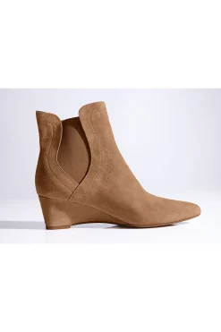 Natori Boots-Gaisha-Su Suede Wedge Bootie