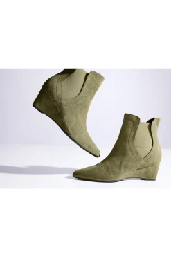 Natori Boots-Gaisha-Su Suede Wedge Bootie