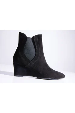 Natori Boots-Gaisha-Su Suede Wedge Bootie