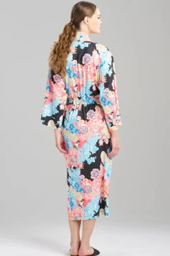 Natori Plus Sizes|Robes & Kimonos-Geisha Garden Knit Robe