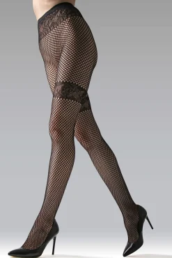 Natori Tights-Geo Net Tights
