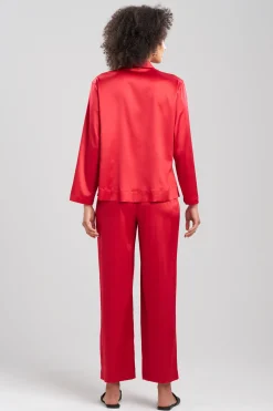 Natori Pajama Tops-Glamour Button Down Top