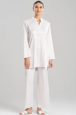 Natori Sleepshirts-Glamour Mandarin Tunic Sleepshirt