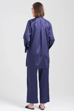 Natori Sleepshirts-Glamour Mandarin Tunic Sleepshirt