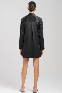Natori Sleepshirts-Glamour Mandarin Tunic Sleepshirt