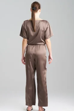 Natori Pajama Bottoms|Lounge Bottoms-Glamour Straight Leg Pants