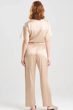 Natori Pajama Bottoms|Lounge Bottoms-Glamour Straight Leg Pants
