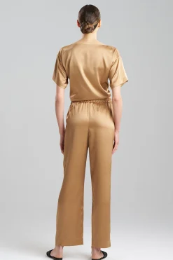 Natori Pajama Bottoms|Lounge Bottoms-Glamour Straight Leg Pants