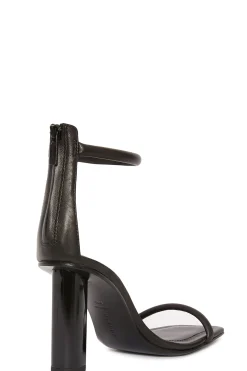 Natori Sandals-Glow Nappa Leather Block Heel Sandal