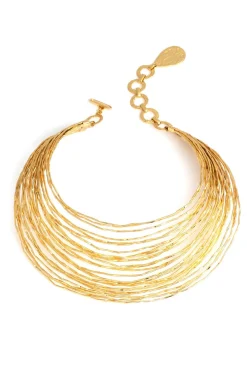 Natori Necklaces-plated Brass Spiral Necklace