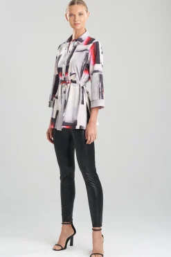 Natori Tops, Shirts & Tunics-Haru Cotton Poplin Tunic