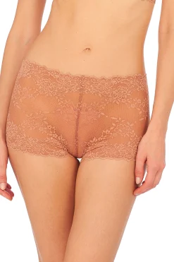 BOY Natori Boy Shorts|Bridal Bras & Lingerie-Heavenly Lace Boyshort