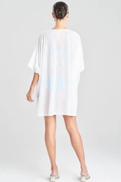 Natori Honeymoon|Beach Caftans-Heleneca Mesh Wedge Short Caftan