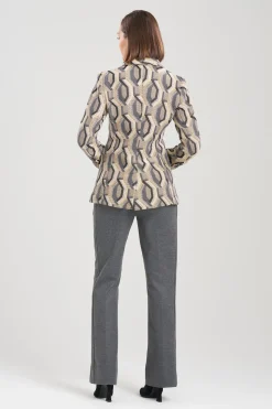 Natori Jackets & Outerwear-Hexagon Jacquard Blazer
