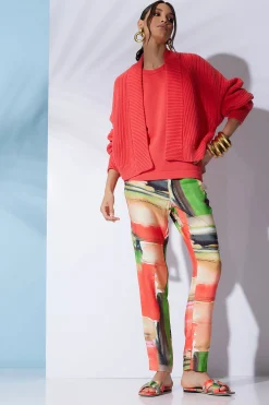 Natori Pants, Skirts & Shorts-Hikaru Cotton Silk Pull On Tapered Pants