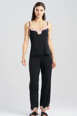 Natori Pajama Sets-Imagine Jersey Lace Cami PJ