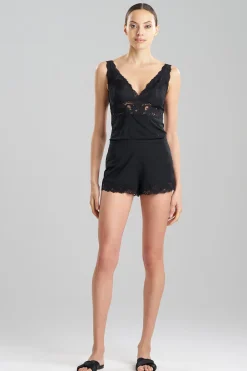 Natori Pajama Bottoms|Lounge Bottoms-Imagine Jersey Lace Shorts