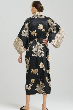 Natori Robes & Kimonos-Imperial Dragon Jacquard Robe