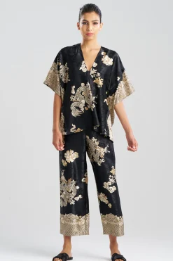 Natori Pajama Sets-Imperial Dragon Jacquard PJ