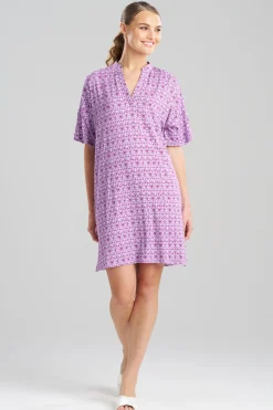 Natori Sleepshirts-Imperial Geo Sleepshirt