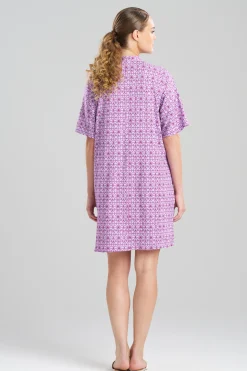 Natori Sleepshirts-Imperial Geo Sleepshirt