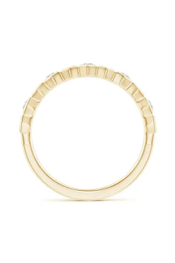 Natori Rings|Indochine-Indochine 14k Hexagon Alternating 5-Diamond Ring