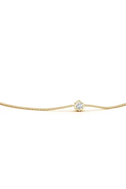 Natori Bracelets|Indochine-Indochine 14k Hexagon Frame Diamond Solitaire Bolo Bracelet
