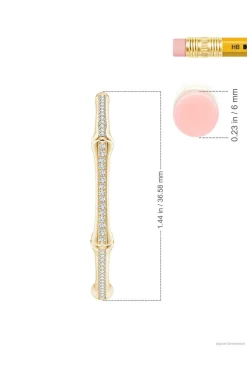 Natori Earrings|Indochine-Indochine 14k Small Pave Diamond Full Circle Hoops