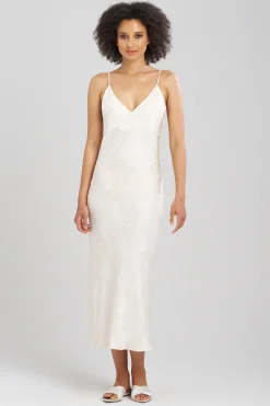 Natori Dresses|Gowns-Ines Jacquard Silk Gown