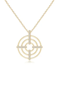 Natori Necklaces|Infinity-Infinity Concentric Circle 14K Gold Pendant Necklace