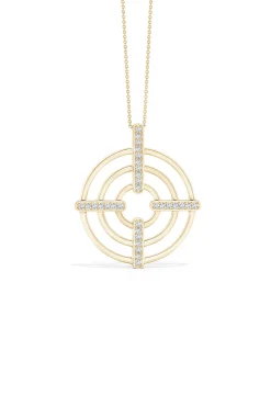 Natori Necklaces|Infinity-Infinity Concentric Circle 14K Gold Pendant Necklace