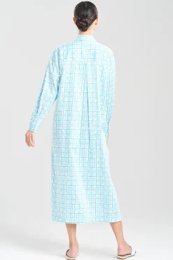 Natori Sleepshirts-Infinity Cotton Sateen Long Sleepshirt
