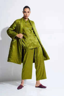 Natori Pajama Sets-Infinity Jacquard Mandarin PJ