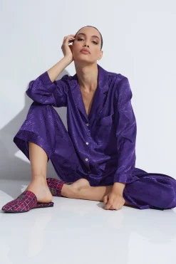 Natori Plus Sizes|Pajama Sets-Infinity Jacquard PJ