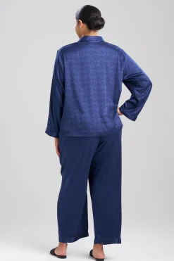 Natori Plus Sizes|Pajama Sets-Infinity Jacquard PJ