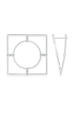 Natori Earrings|Infinity-Infinity 14K Gold Geometric Hoop Earrings